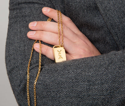 Van Cleef & Arpels 18ct Gold Gas Tank Locket Pendant