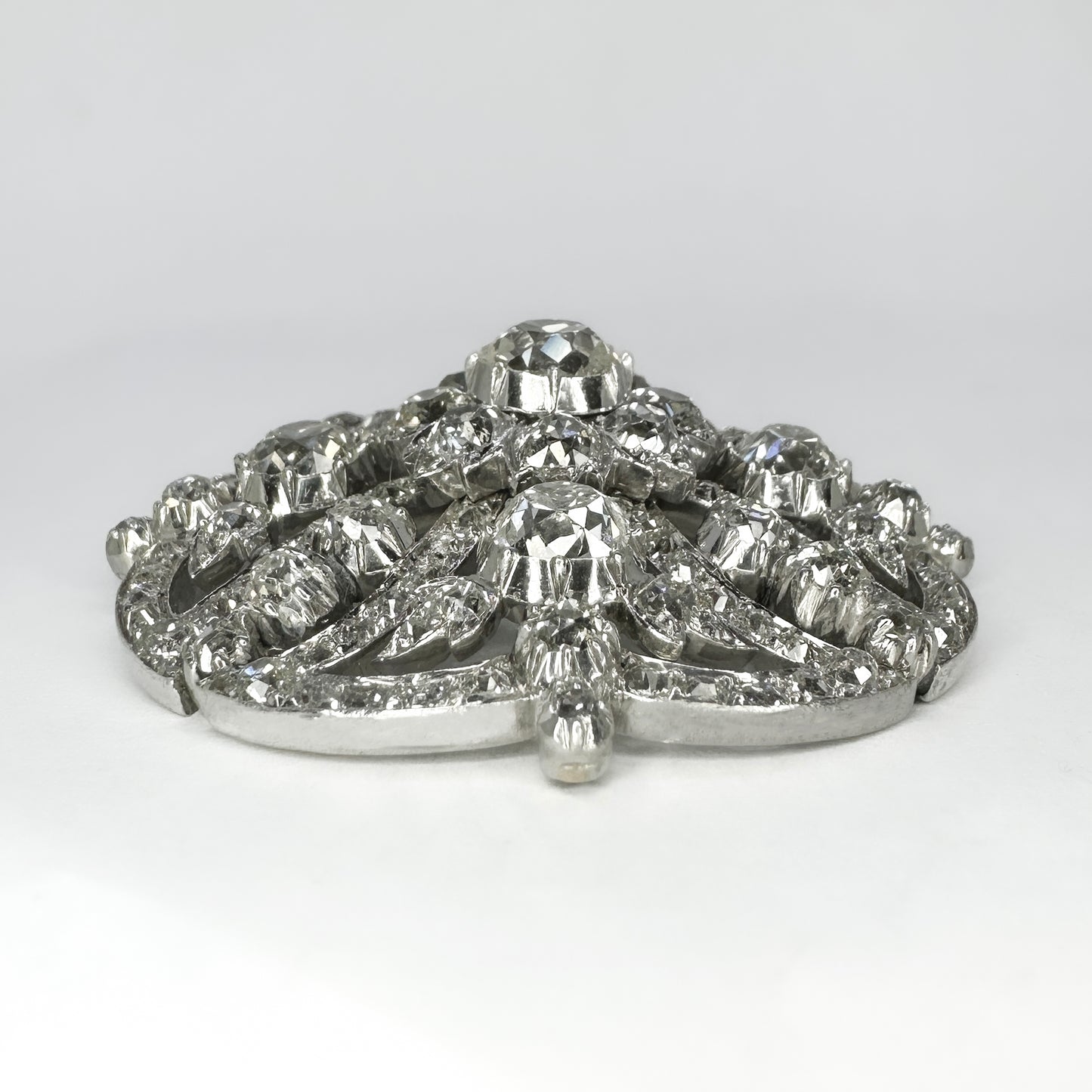 Antique Victorian 16ct Diamond Maltese Cross Design Pendant