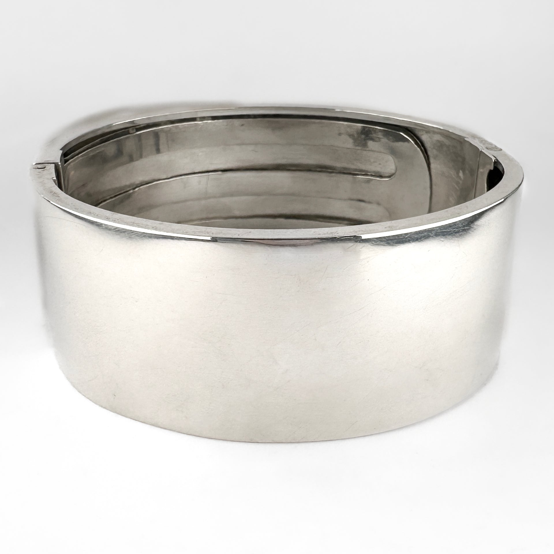 Victorian Silver Belt Cuff Bangle Bracelet