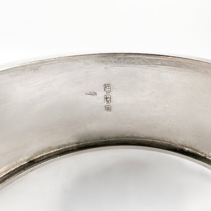 Victorian Silver Belt Cuff Bangle Bracelet