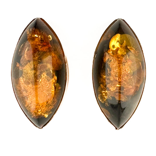 Vintage Amber Earrings