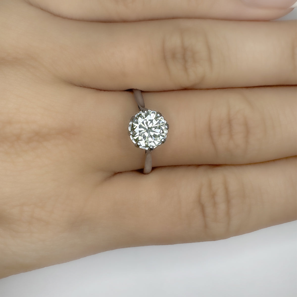 1.37ct Diamond Solitaire Ring