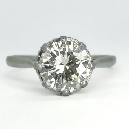 1.37ct Diamond Solitaire Engagement Ring  