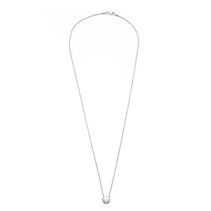 0.50ct Diamond Pendant with Chain in White Gold