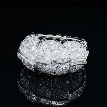 Vintage Cartier 1940s Retro 4ct Diamond Ring