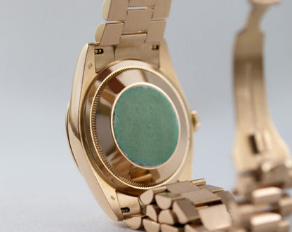 Rolex Day Date 18ct Pink Gold 118205 36mm Automatic Watch Circa 2000