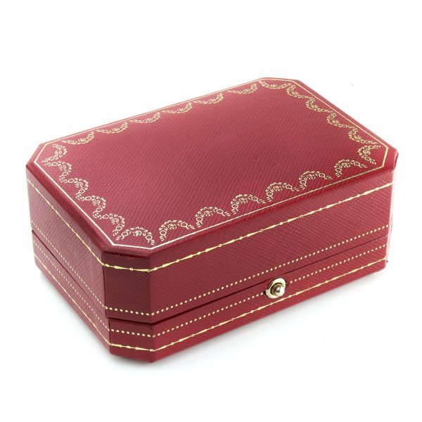 Cartier 18ct Yellow Gold Heart Earrings, Signed Numbered with Box