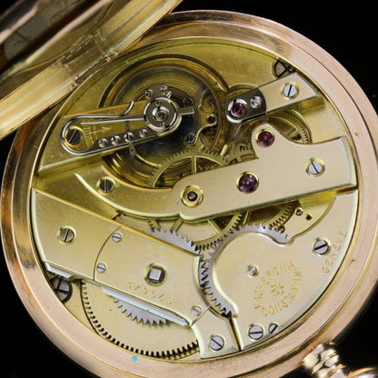 Antique Vacheron and Constantin 14ct Gold Pocket Watch, Retailed by Carl Ranch, KJΦBENHAVN (SIC), Circa 1918
