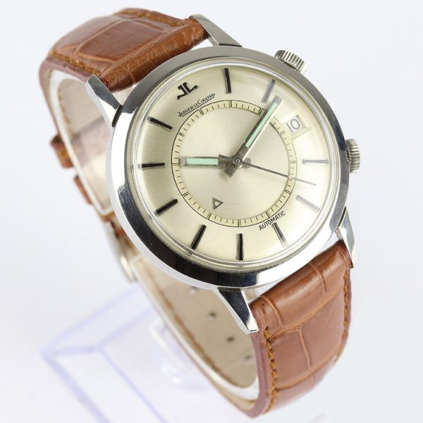 Vintage 1950s Jaeger LeCoultre Memovox Alarm Stainless Steel Automatic