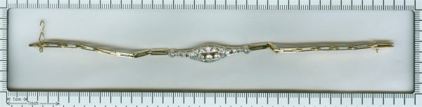 Antique Art Deco Brilliant Cut Diamond Bracelet