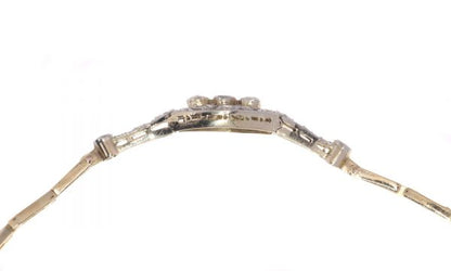 Antique Art Deco Brilliant Cut Diamond Bracelet