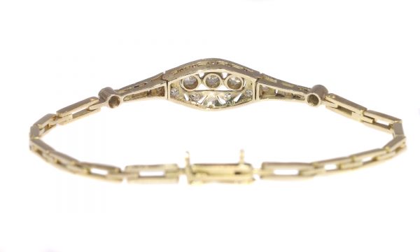 Antique Art Deco Brilliant Cut Diamond Bracelet