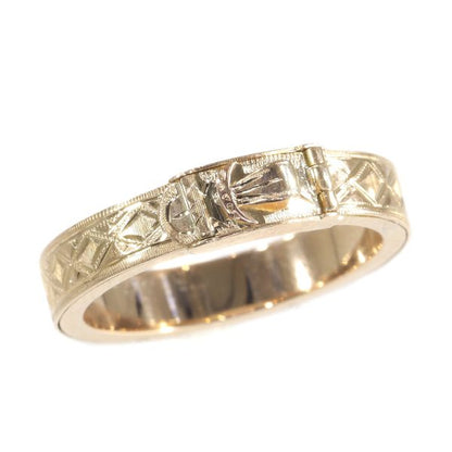 Antique Victorian 18ct Gold Ring with Secret Compartment