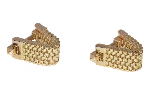 Vintage Fifties Sturdy 18ct Gold Cufflinks