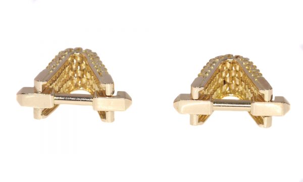 Vintage Fifties Sturdy 18ct Gold Cufflinks