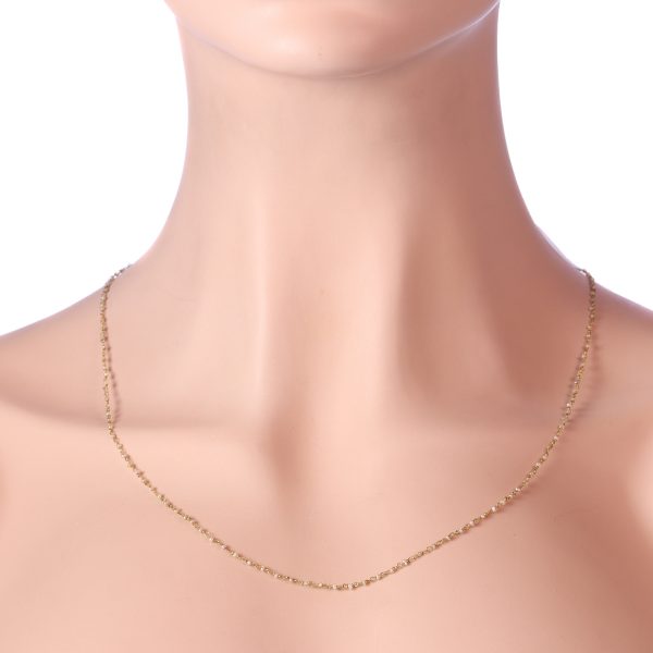 Antique French 18ct Gold Fine Necklace with Natural Seed Pearls, 19th century Circa 1870