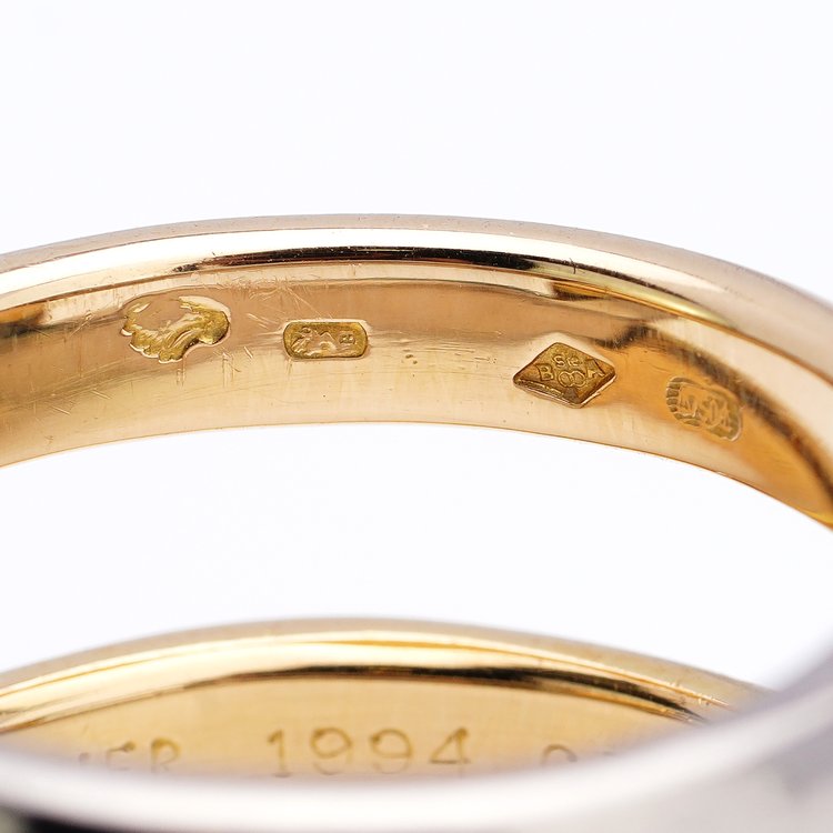 Vintage Cartier Bi Colour 18ct Gold Ring