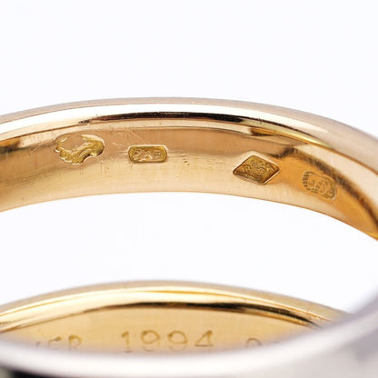 Vintage Cartier Bi Colour 18ct Gold Ring