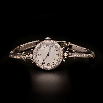 Art Deco Diamond Cocktail Watch by CH Meylan