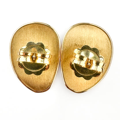 Contemporary Italian Marco Bicego Lunaria 18ct Yellow Gold Stud Earrings