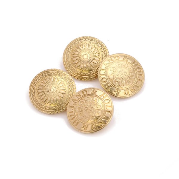 Holland and Holland 18ct Yellow Gold Double Sided Cufflinks
