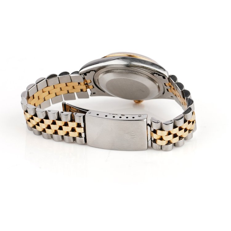 Rolex Datejust 16233 Steel and Gold Watch with Diamonds