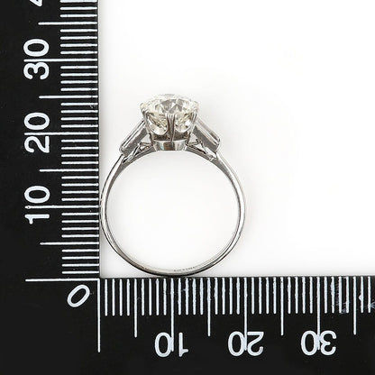 Art Deco 1.97ct Old Cut Diamond Solitaire Engagement Ring