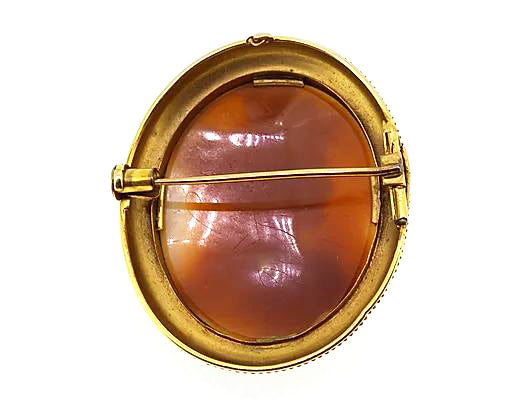 Antique Cameo Brooch, mounted in 15ct Yellow Gold