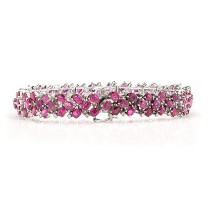 22.50ct Ruby and Diamond Bracelet