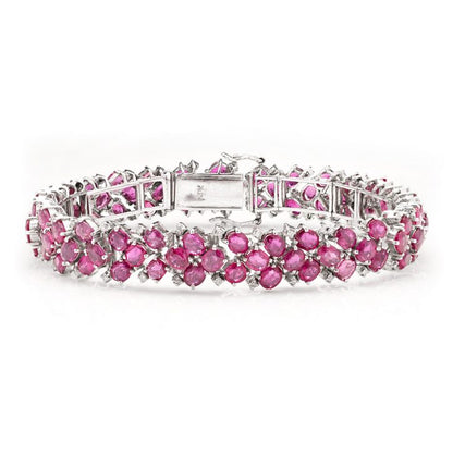 22.50ct Ruby and Diamond Bracelet