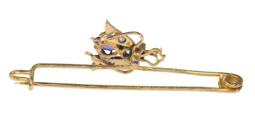 Antique Victorian Fly Bar Brooch