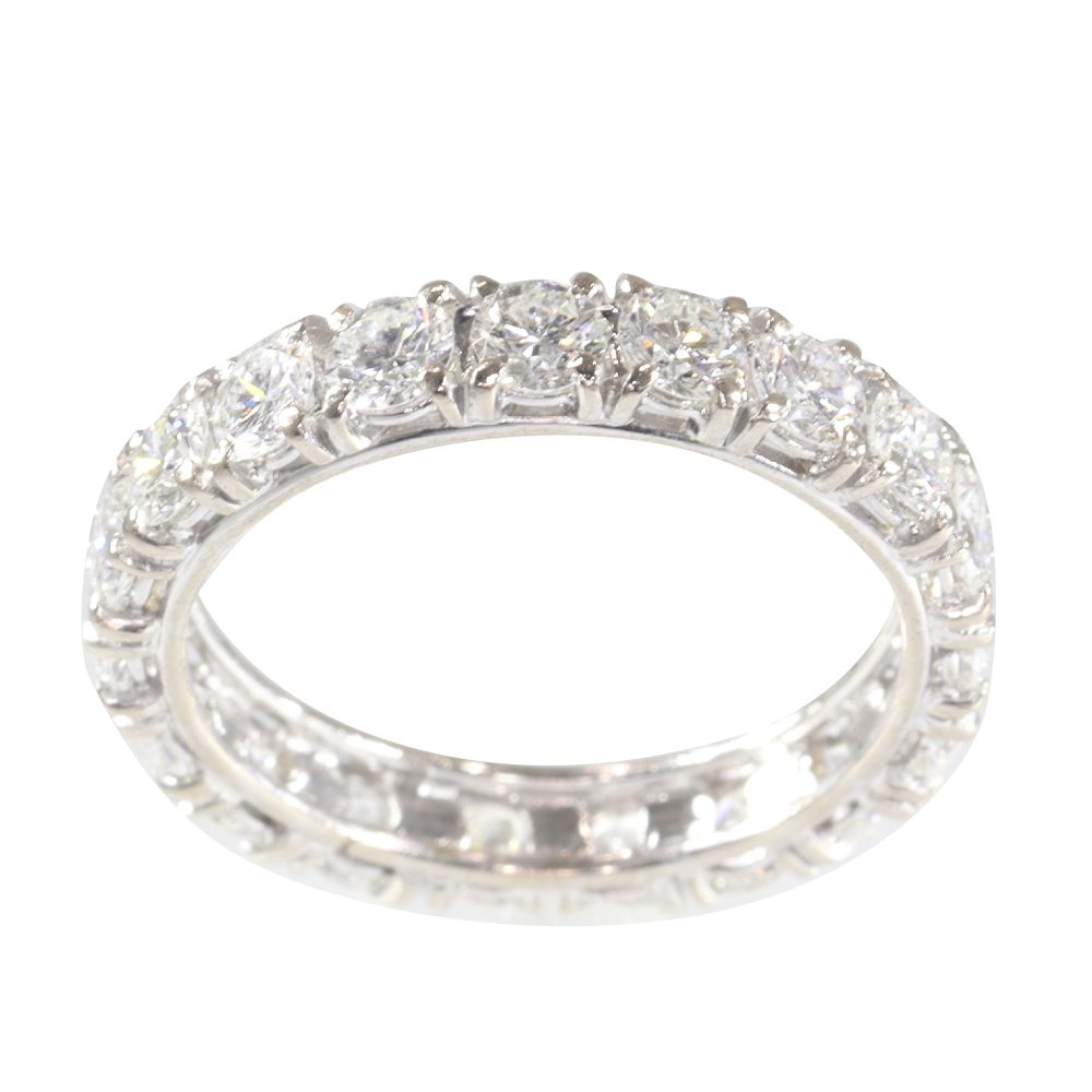 Vintage 3.20ct Diamond Full Eternity Ring