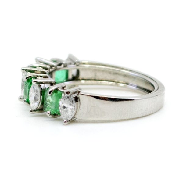 Vintage Emerald and Diamond Ring
