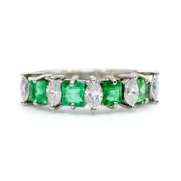 Vintage Emerald and Diamond Ring
