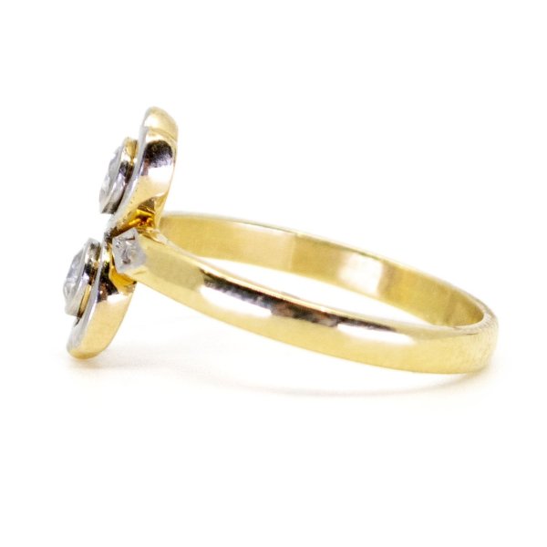 Antique Art Deco Two Stone Diamond Ring