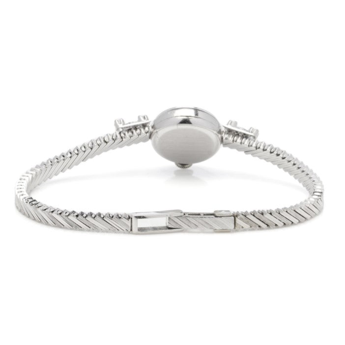 Vintage Rolex Precision Diamond Cocktail Watch in 18ct White Gold