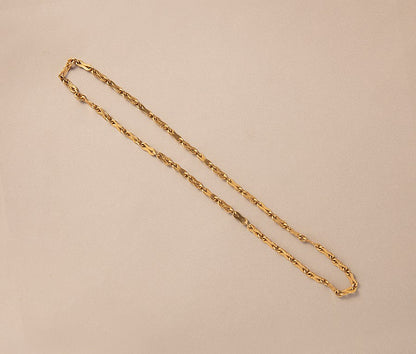 Vintage 18ct Gold Fancy Link Chain