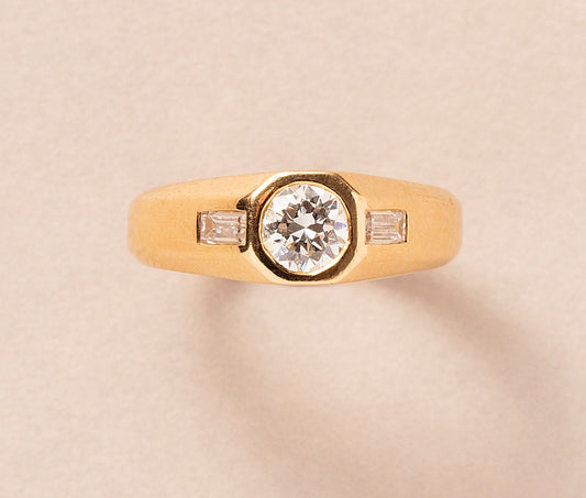 Bvlgari 18ct Gold Diamond Ring
