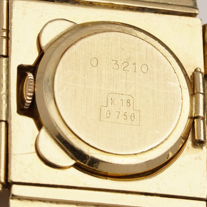 Vintage 1950s Omega 18ct Yellow Gold Ladies Bracelet Watch with Ruby