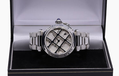 Cartier Pasha Stainless Steel with Grill Automatic Watch