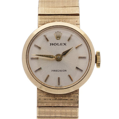 Vintage Rolex Precision 9ct Yellow Gold Ladies Watch, Circa 1960s