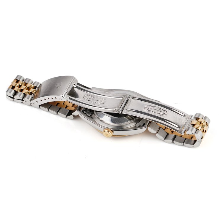 Rolex Datejust 16233 Steel and Gold Watch with Diamonds