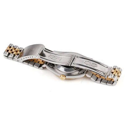 Rolex Datejust 16233 Steel and Gold Watch with Diamonds