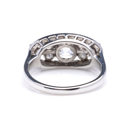 Vintage 1.76cts Old Mine Cut Diamond Dress Ring