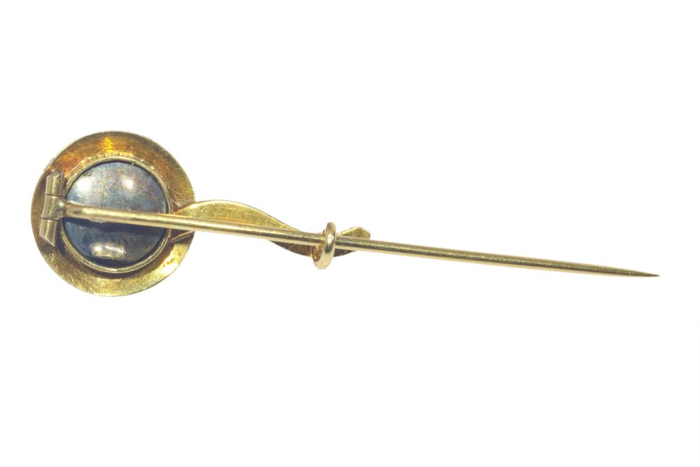 Antique Rococo 1.60ct Rose Cut Diamond Pin, late 18th century Circa 1780