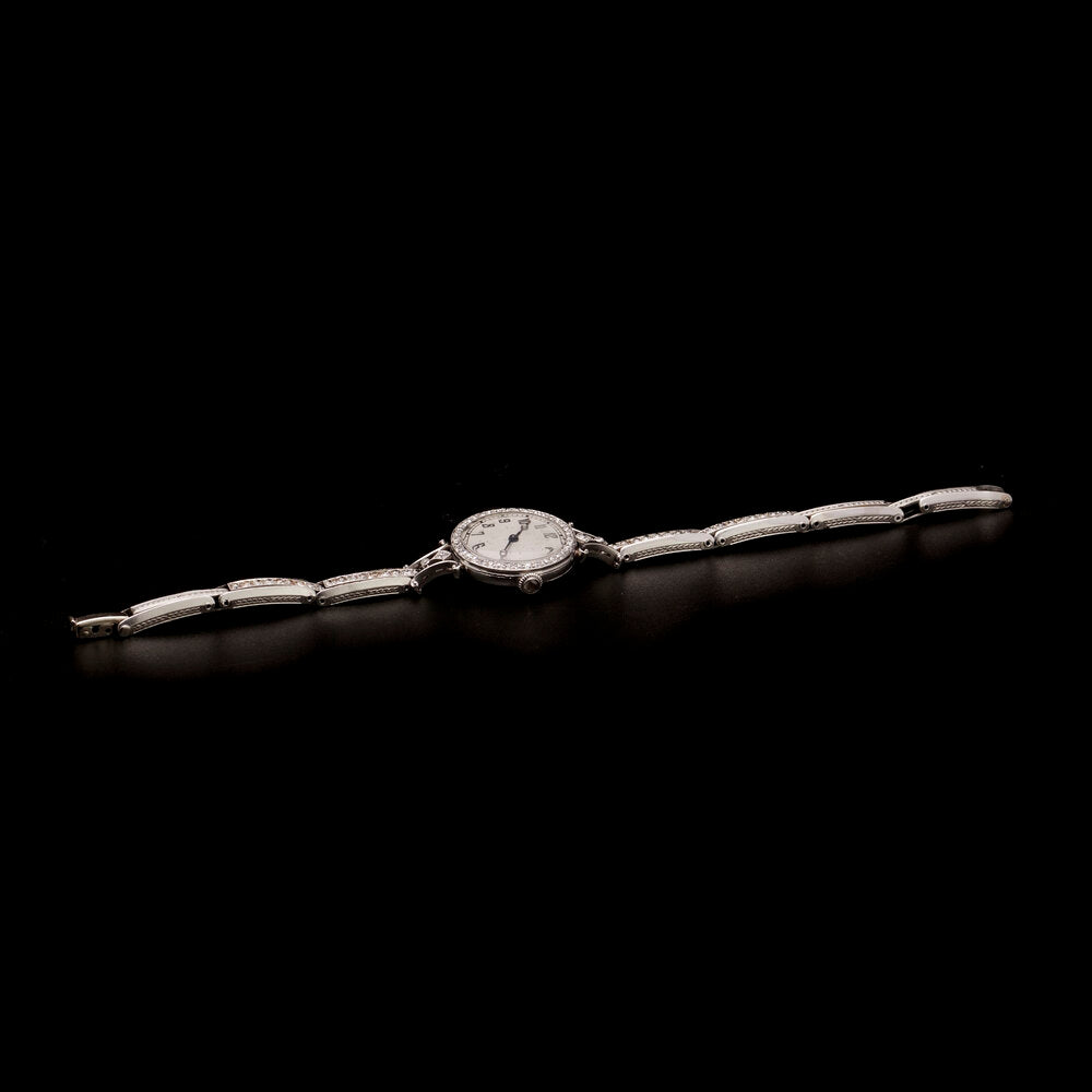 Art Deco Diamond Cocktail Watch by CH Meylan