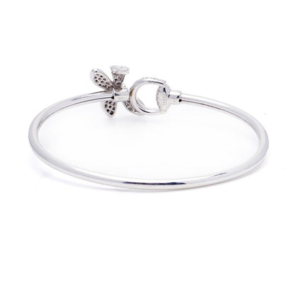 Vintage Gucci Diamond Butterfly Bangle Bracelet