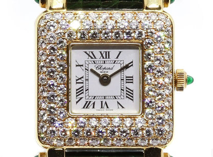 Vintage Chopard Happy Sport 18ct Yellow Gold and Diamonds Quartz Watch, with Chopard box and paperwork, Circa 1996