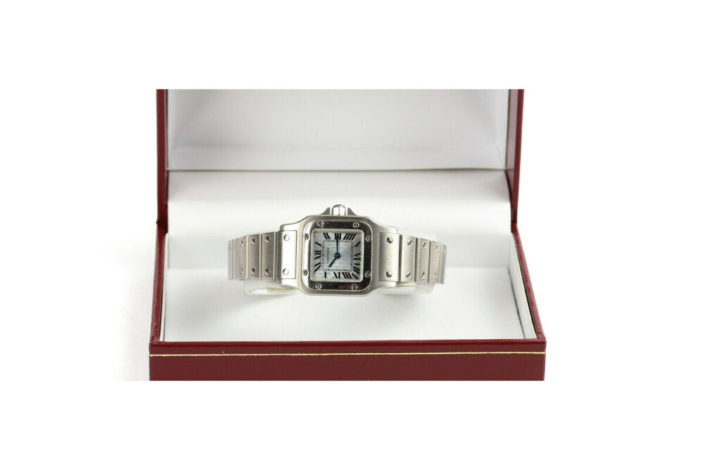 Ladies Cartier Santos Galbee 24mm Stainless Steel Wrist Watch