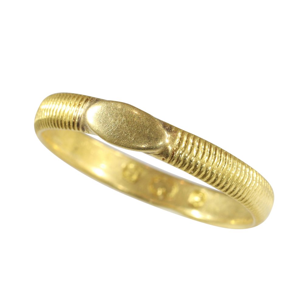 Antique 18 Carat Yellow Gold Wedding Band